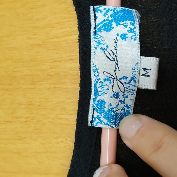 Boho black lace knee length dress - Picture 6 of 8